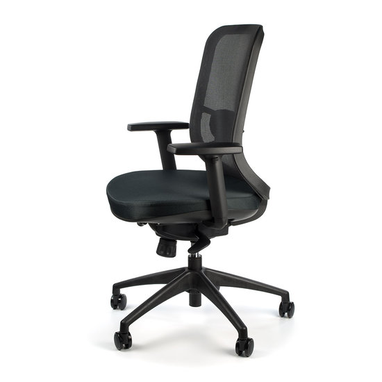 Swivel Office Chair Gn 310 Black With Seat Sliding System